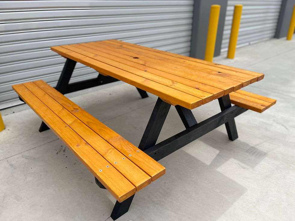 Thumbnail: Pine Picnic Table — 4, 6 and 8 seaters