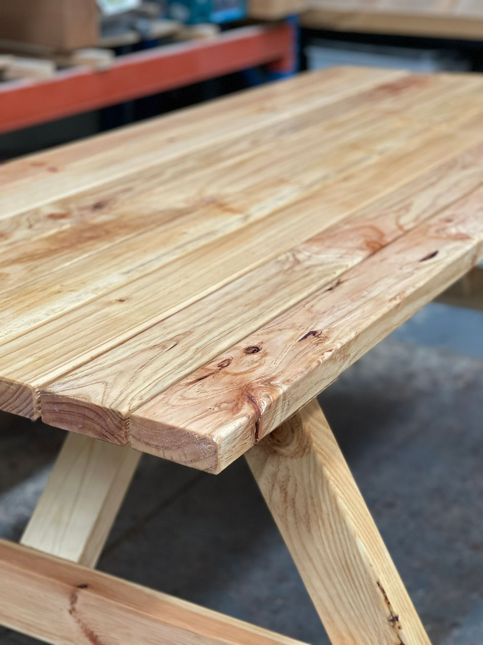 Thumbnail: Pine Picnic Table — 4, 6 and 8 seaters