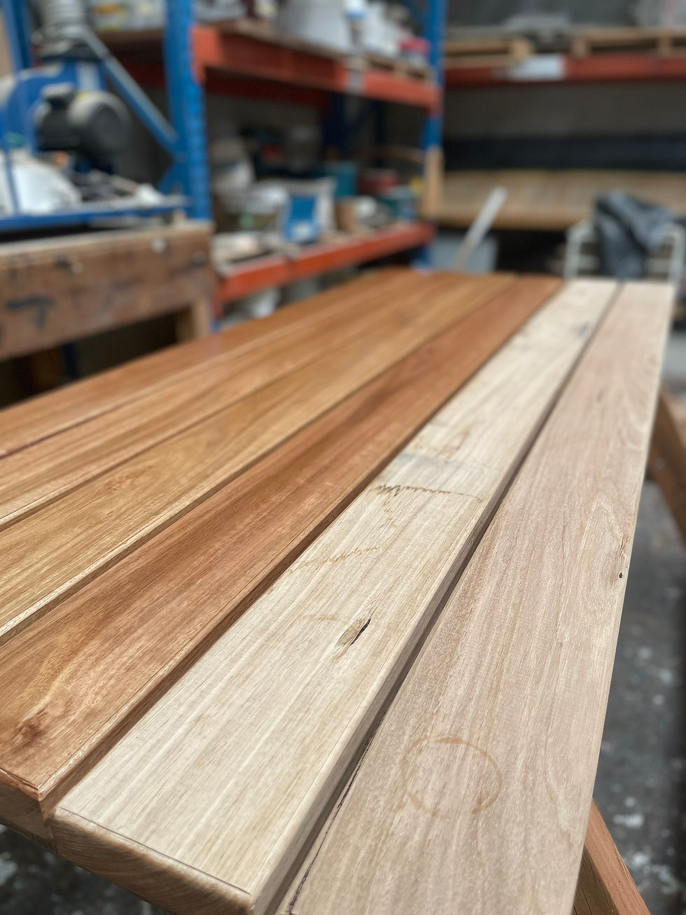 Thumbnail: Hardwood Picnic Table — Melbourne