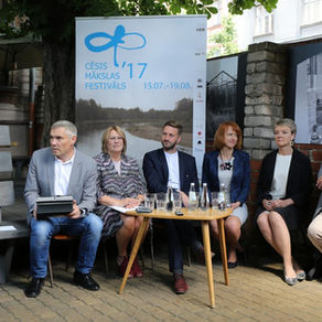 Preses konferences FOTO: Tikai nedēļa līdz vienpadsmitajam Cēsu Mākslas festivālam