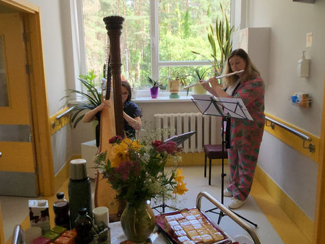 LNSO MŪZIĶI RĪGAS SLIMNĪCU HOSPISA APRŪPES NODAĻĀS