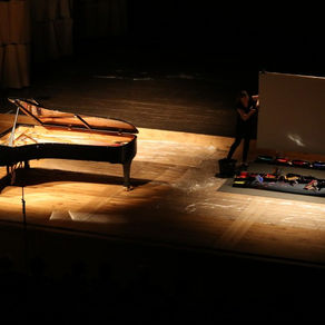 Performance MUSICPAINTING / LIVE. FOTO