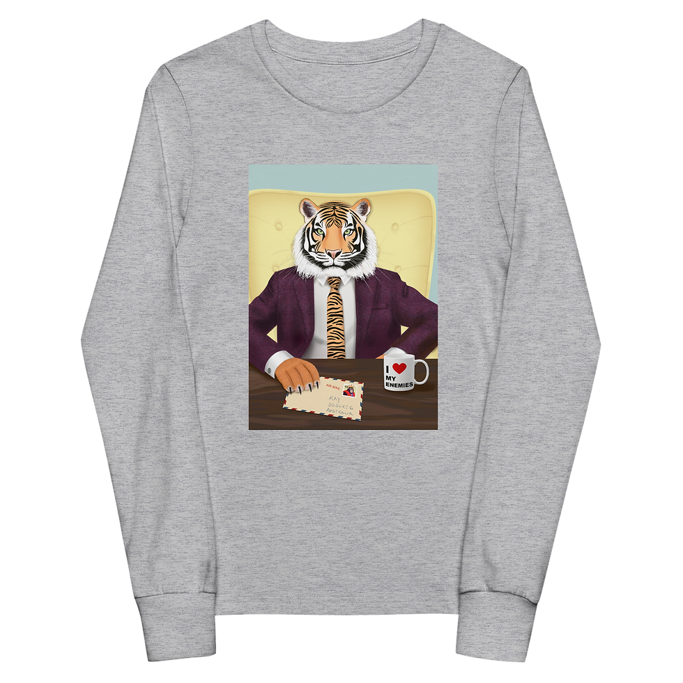Miniaturbild: Mr. Stripe - Langarm-T-Shirt für Jugendliche