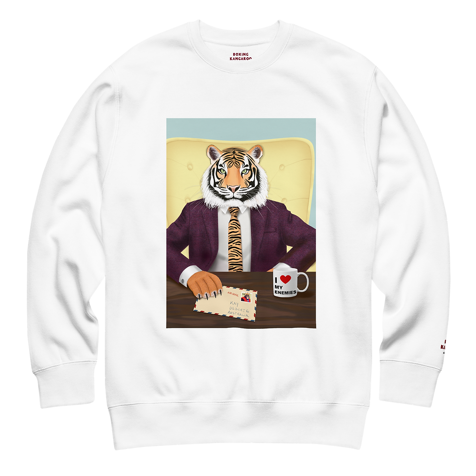 Miniaturbild: Mr. Stripe Unisex Premium Sweatshirt