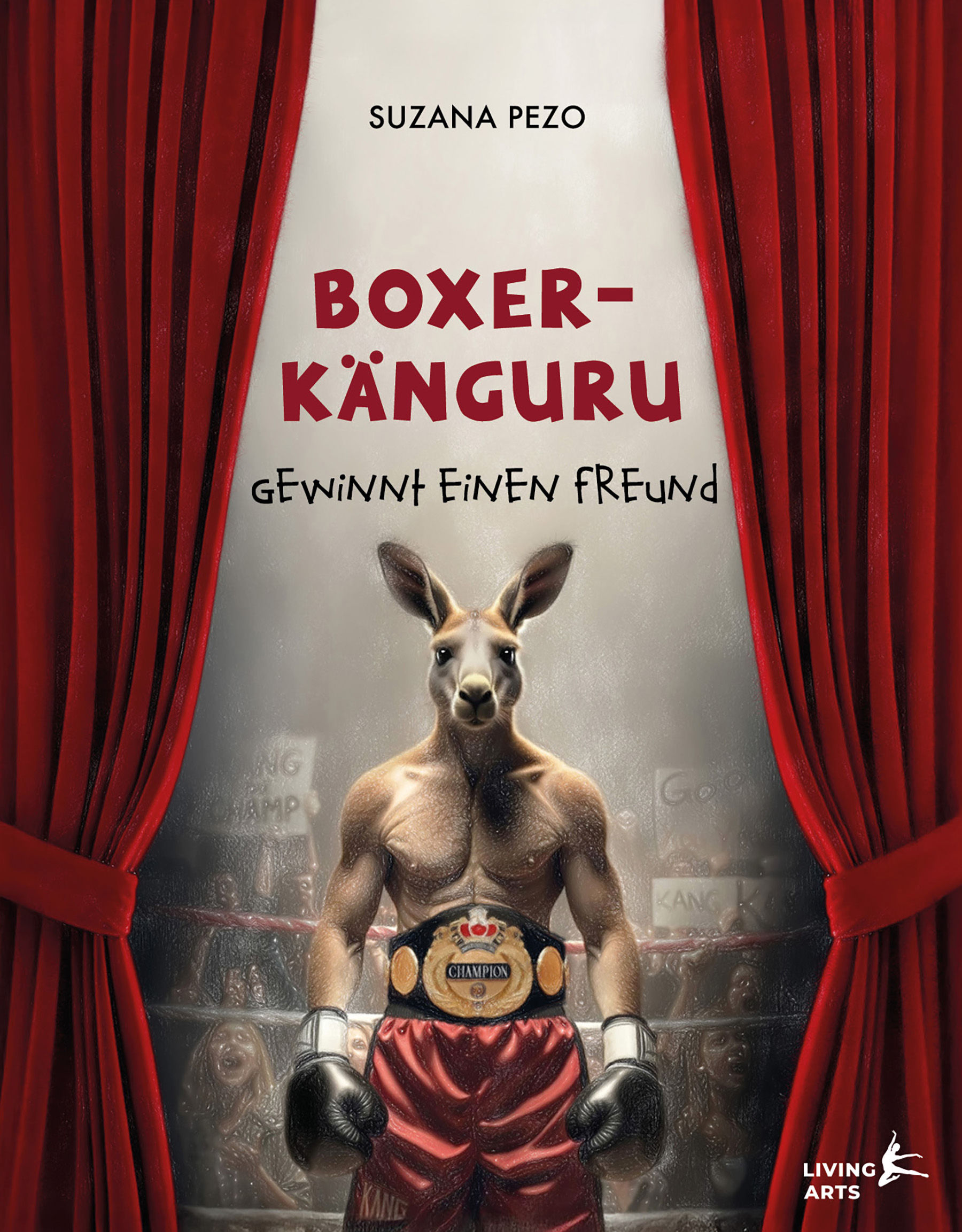 Boxer-Känguru gewinnt einen Freund