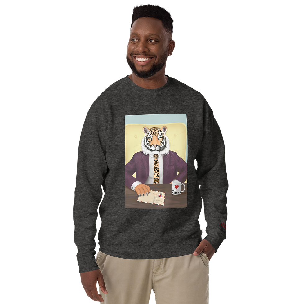 Miniaturbild: Mr. Stripe Unisex Premium Sweatshirt