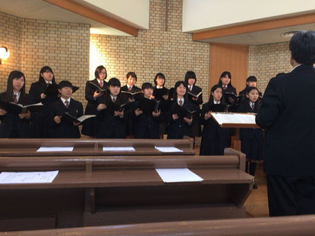 5月14日「母の日」礼拝~近江兄弟社高校合唱部を迎えて~