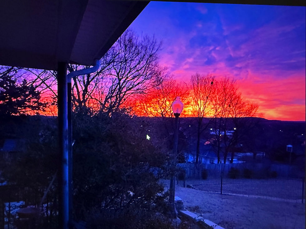 Porch Early Sunrise View