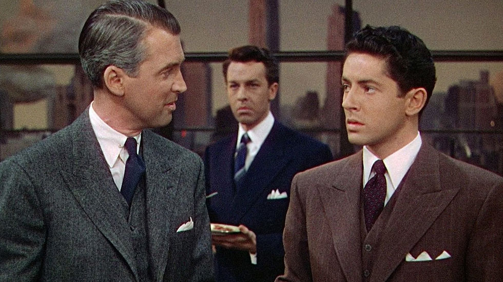 James Stewart in una scena di "Nodo alla gola"