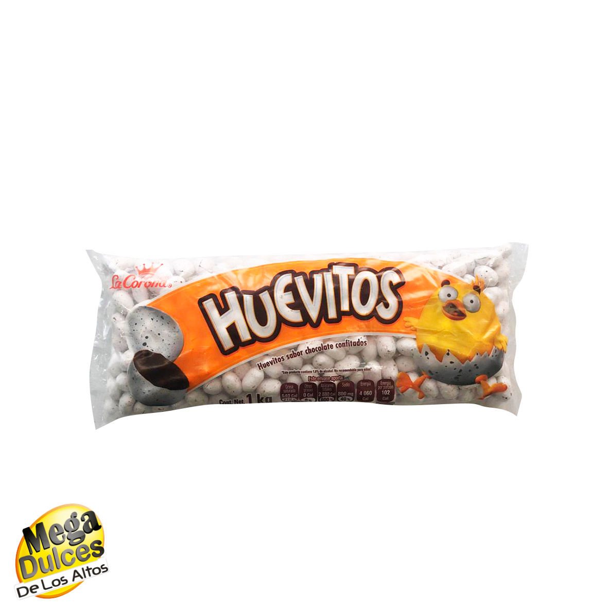 CHOCOLATE HUEVITO PINTO 1 KG. LA CORONA
