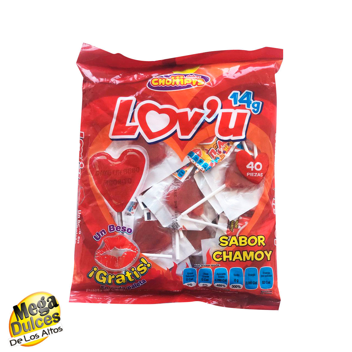 PALETA LOVU 14 GR.