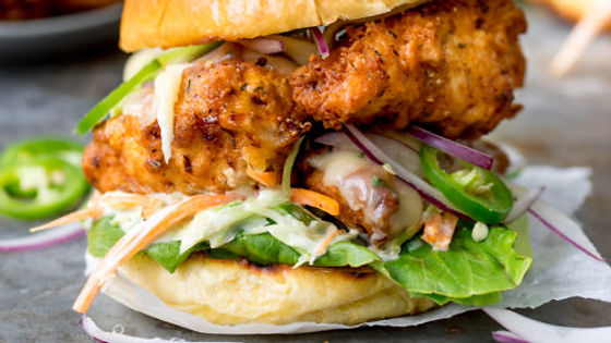 Chicken Burger & Chips