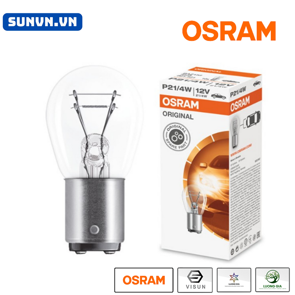 BBÓNG ĐÈN OSRAM  STOP P21/4W 12V  21/4W 150 ĐỘ  7225