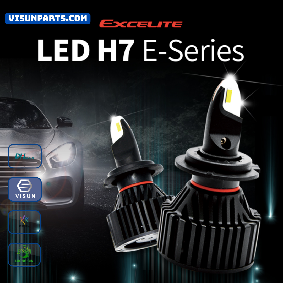 LED EXCELITE H7 E-SERIS (2 BÓNG)