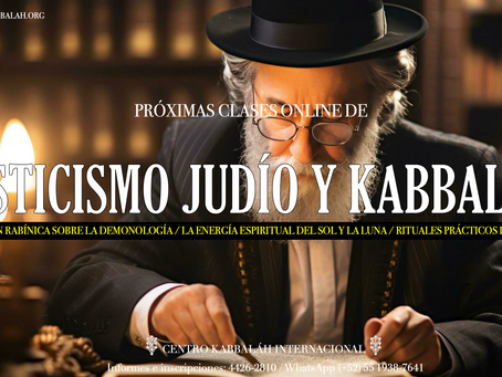 NIVEL INTERMEDIO Y AVANZADO DE KABBALÁH, CLASES.