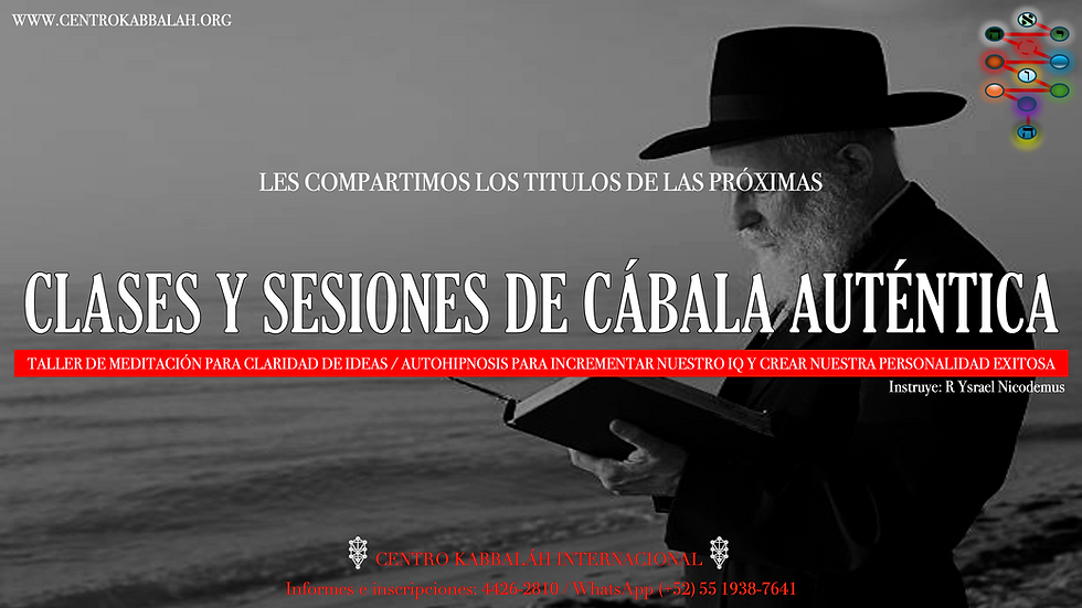 SESIONES DE AUTOHIPNOSIS Y CÁBALA PRÁCTICA AUTÉNTICA