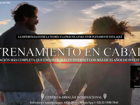 ENTRENAMIENTO Y FORMACIÓN EN KABBALÁH 1