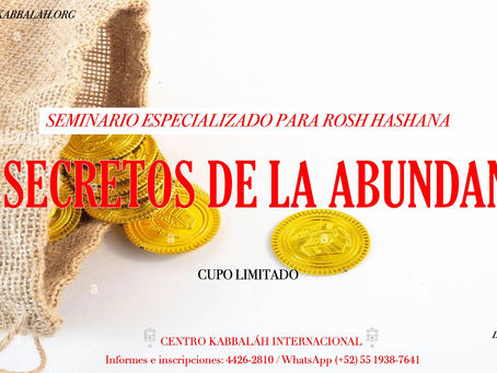 TODOS LOS SECRETOS DE LA ABUNDANCIA EN ROSH HASHANA