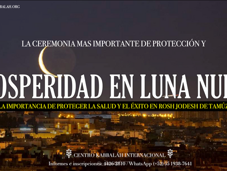 CEREMONIA DE LUNA NUEVA PARA LA PROTECCIÓN DE LA PROSPERIDAD