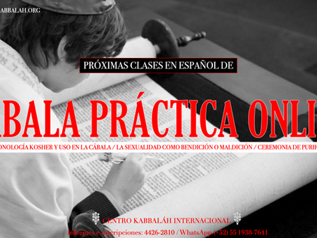 CLASES SEMANALES DE CÁBALA EN LINEA