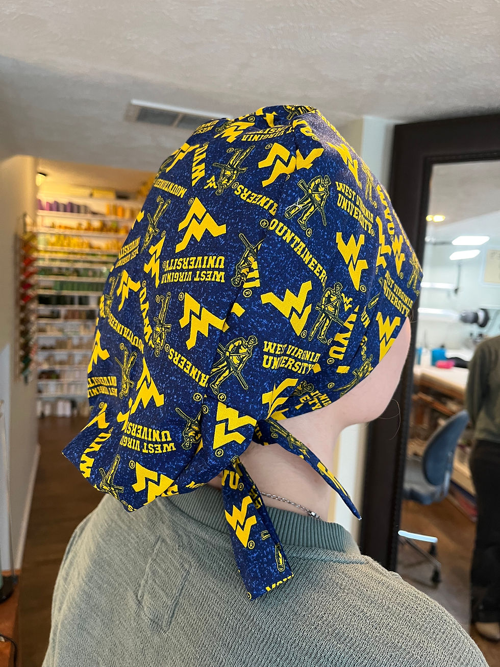 Thumbnail: Ponytail Surgical Cap, West Virginia