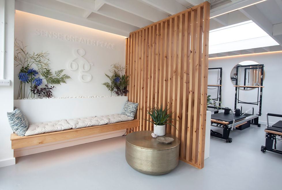 Yoga studio reception