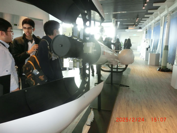 Space agency visit