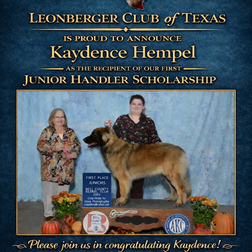 Celebrating Kaydence Hempel: Our Junior Scholarship recipient of 2025