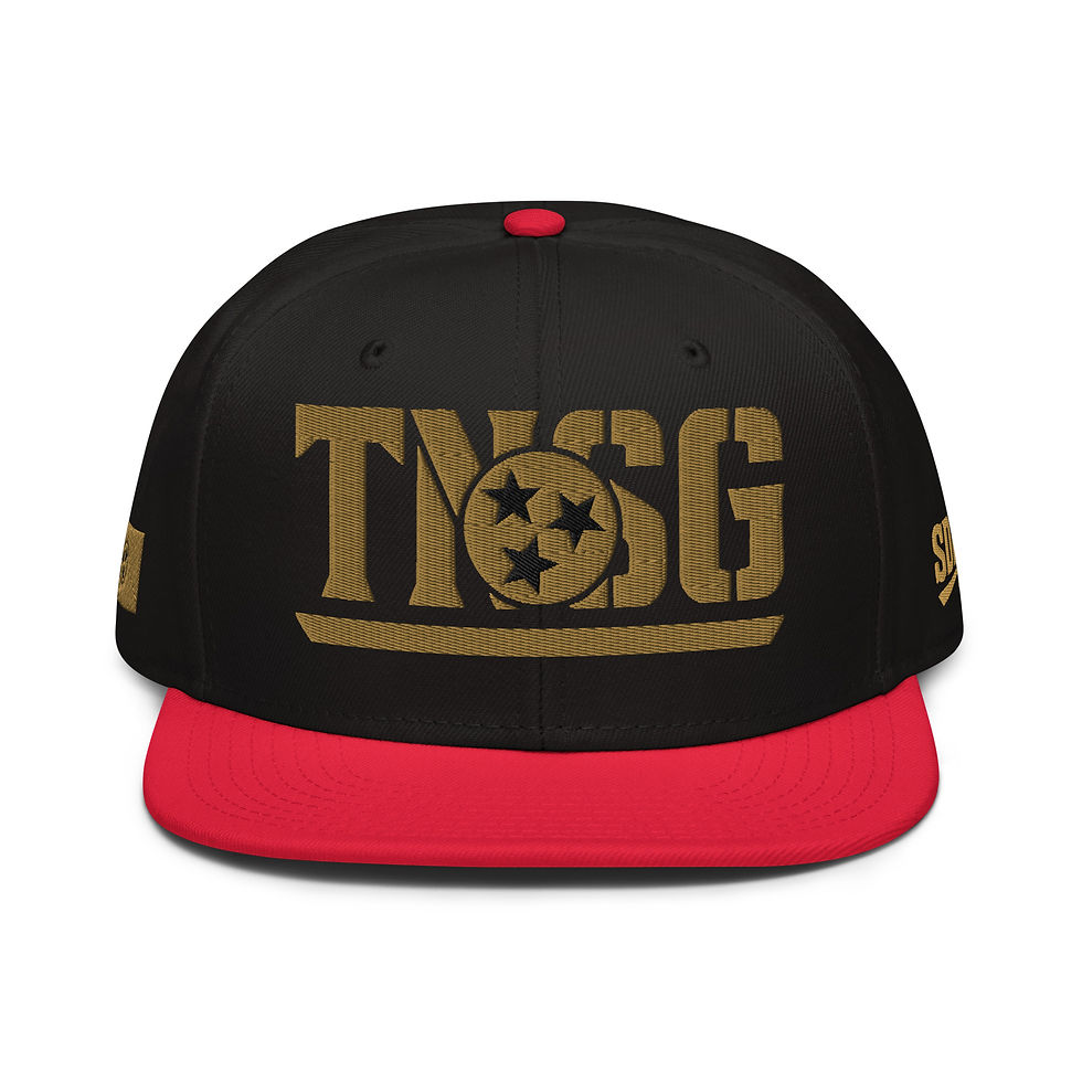 Thumbnail: TNSG Sport Snapback Hat Gold Edition