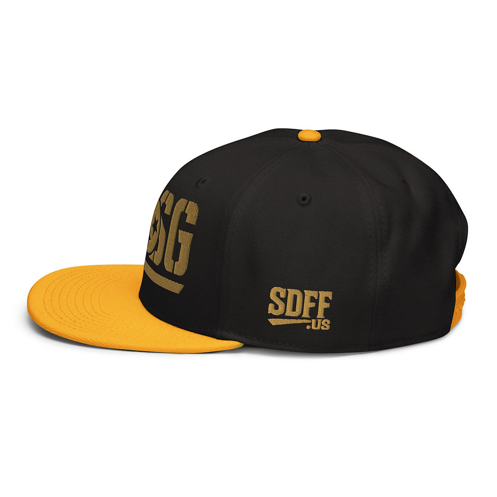 Thumbnail: TNSG Sport Snapback Hat Gold Edition