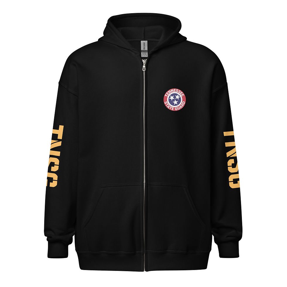 Thumbnail: TNSG Sleeved Hoodie Logo Zip-up Stencil