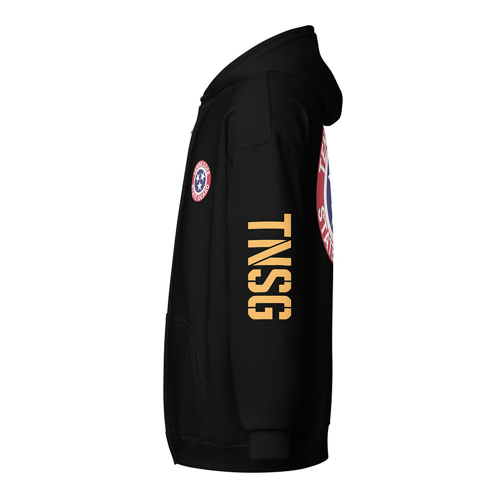 Thumbnail: TNSG Sleeved Hoodie Logo Zip-up Stencil