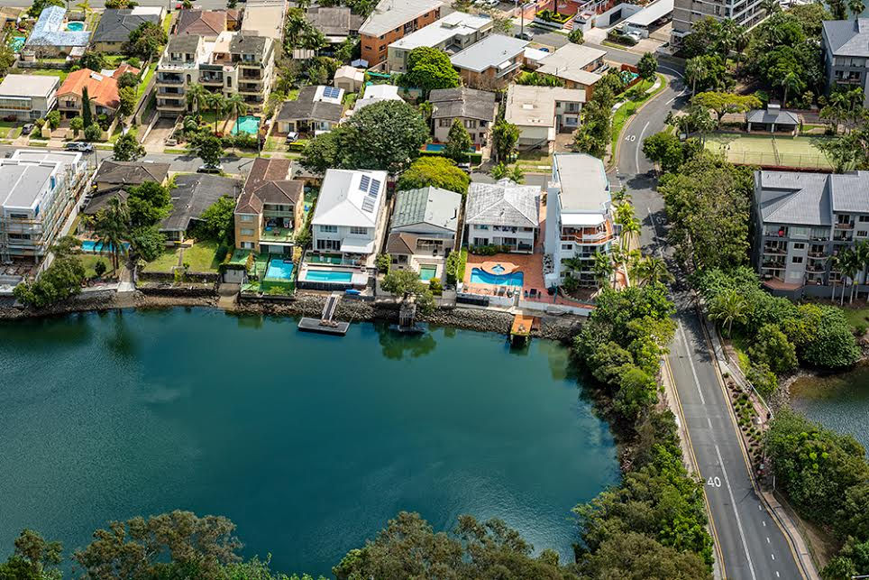 Aerial Waterfront Location