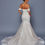 Thumbnail: Woman wearing Sherri Hill 55093 Sleeveless Straight Across Neckline prom Gown, off-shoulder, mermaid silhouette.