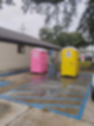 Port-a-potty and hand washing station in Thibodaux, LA