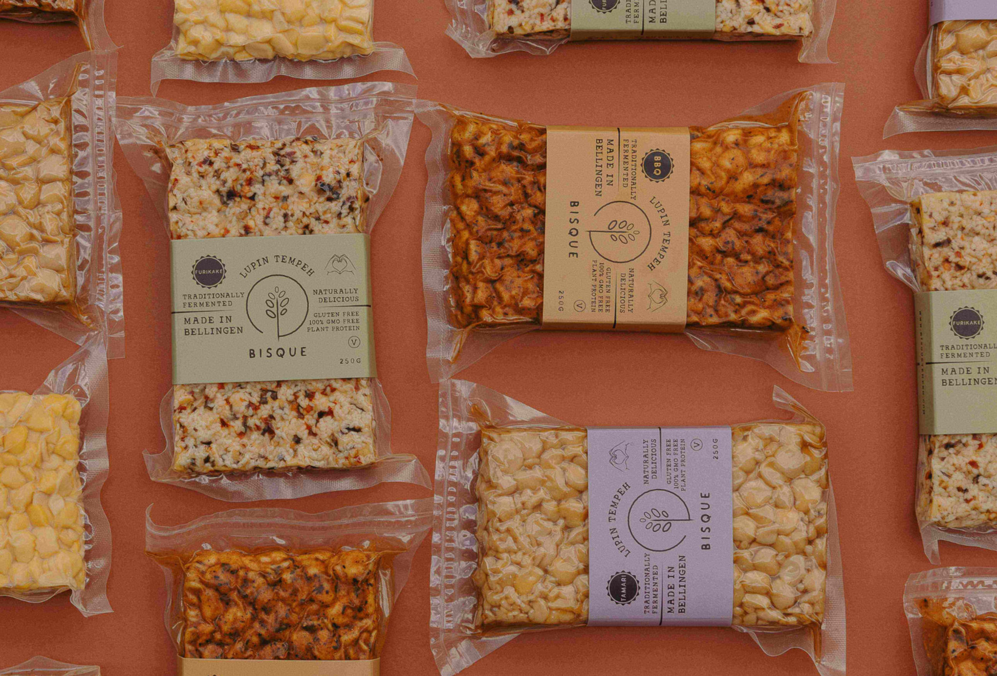 Lupin Tempeh ~ Mixed Carton ~ (Carton of 6)