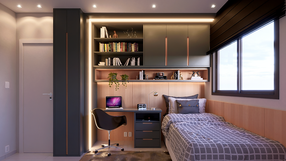 Quarto Solteiro Finalizado