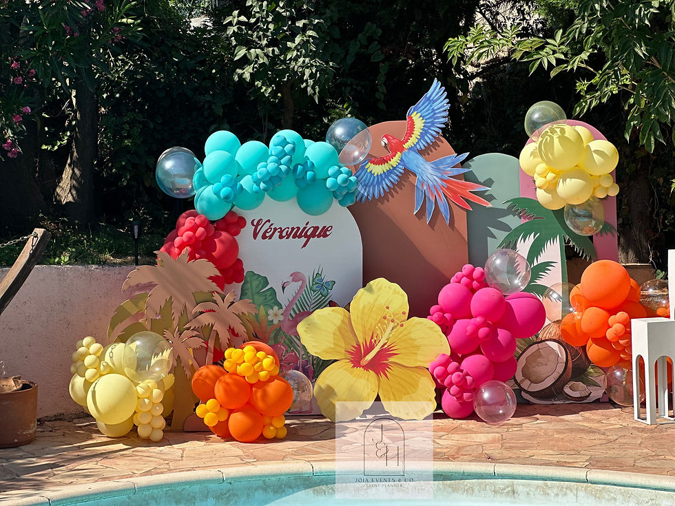 Location décor complet thèmeTropical