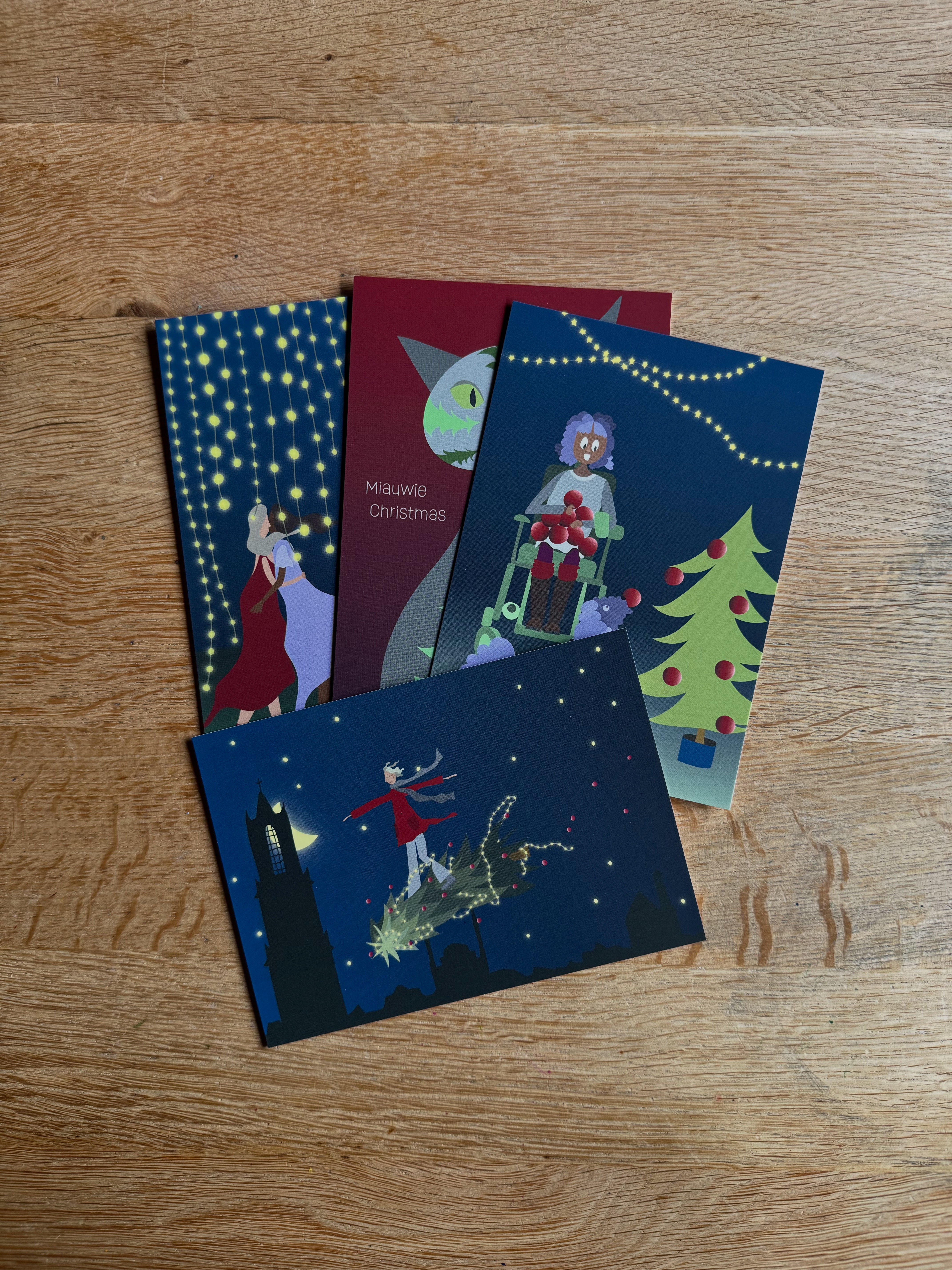 Setje kerstkaarten 2025