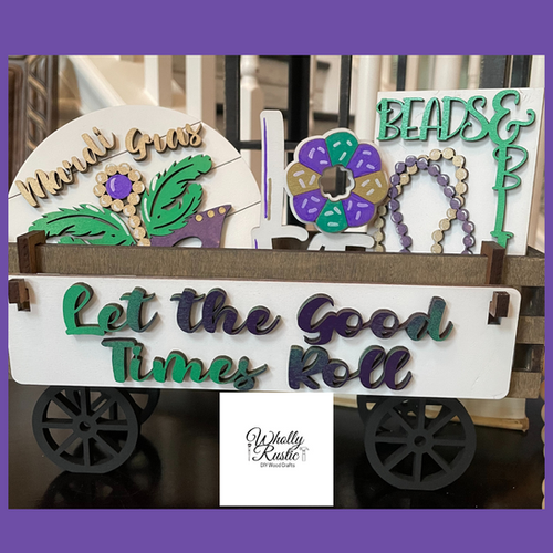 Mardi Gras Wagon Inserts! Wholly Rustic