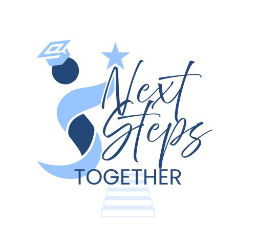 Next Steps Together- an online course to help your teen (young adult) discover their unique strengths, explore realistic post high school  options, and create a clear, confidence-building plan for their future - together, without the stress, fear or guesswork.