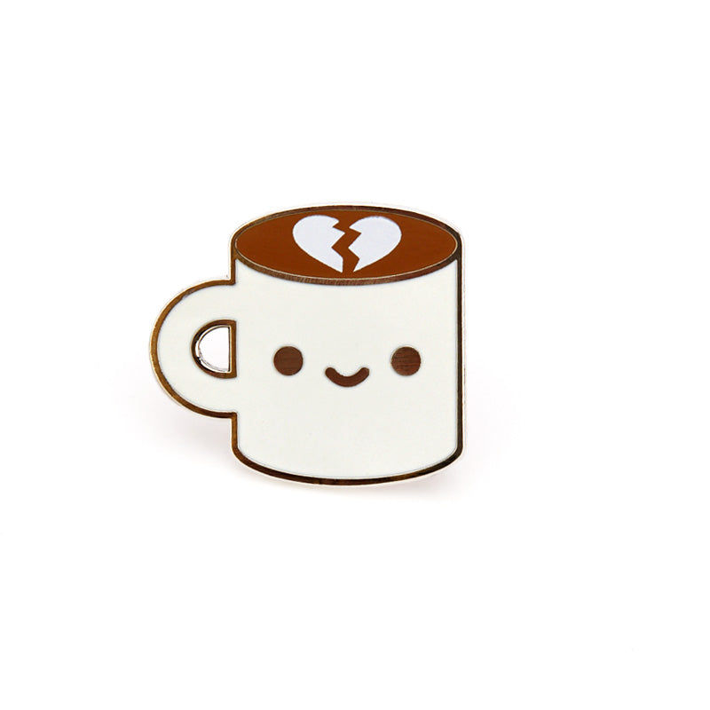BROKEN HEART COFFEE PIN