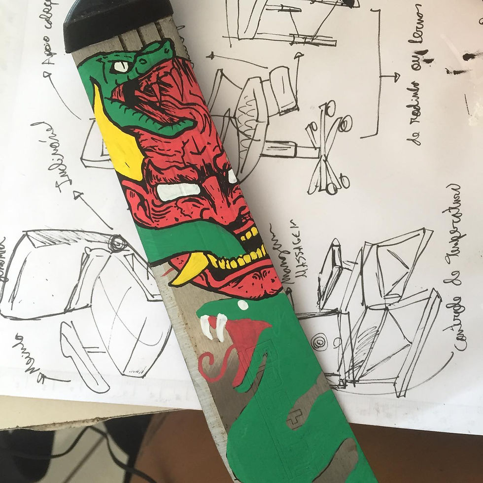 Miniatura: Facão Personalizado Hannya x Snake
