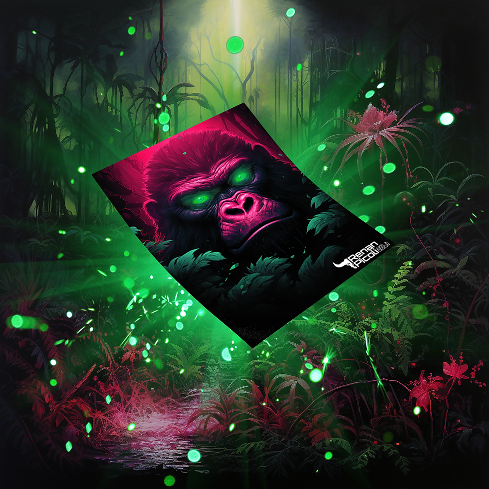 Miniatura: Caixa de Adesivos - Neon Jungle