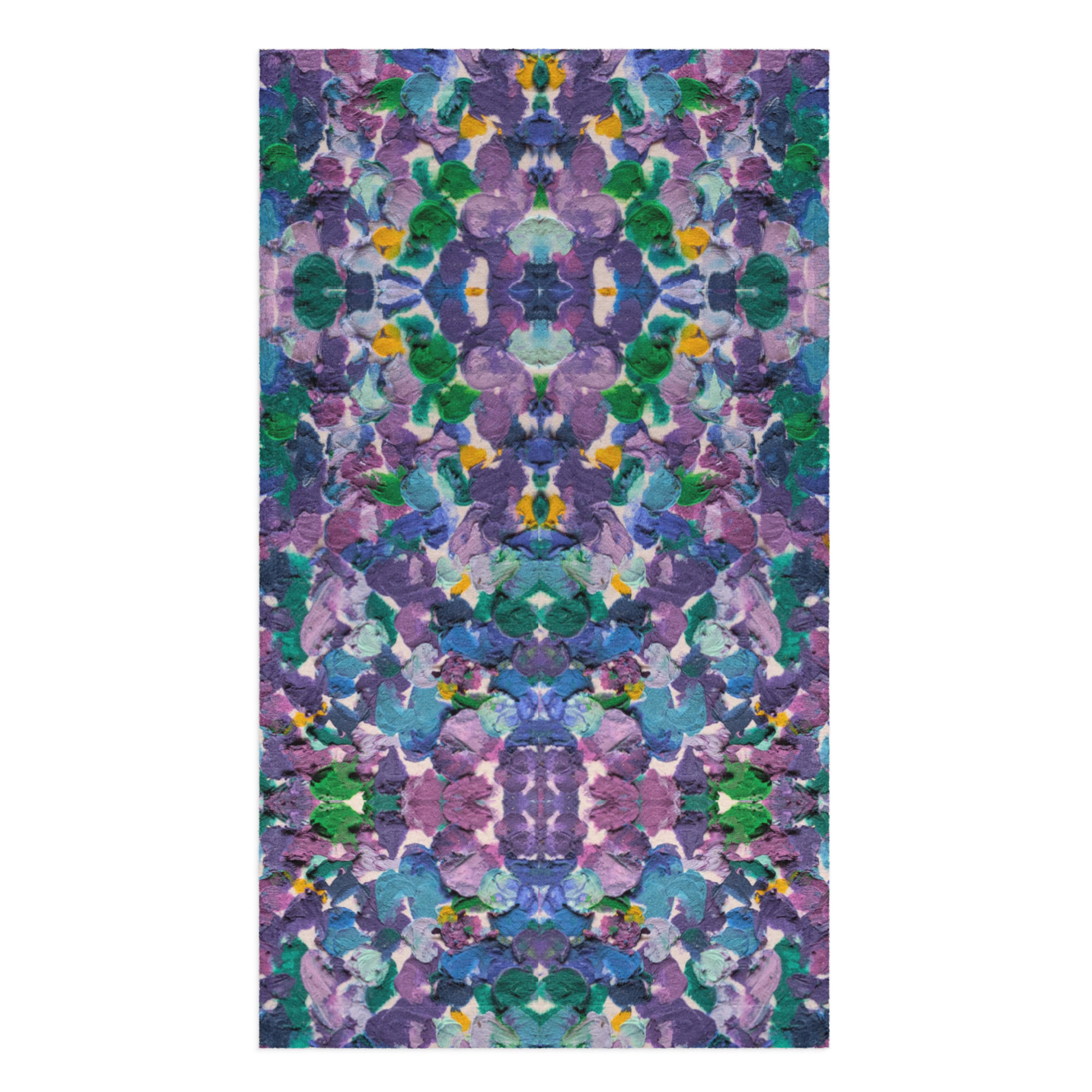 Blue Floral Hand towel