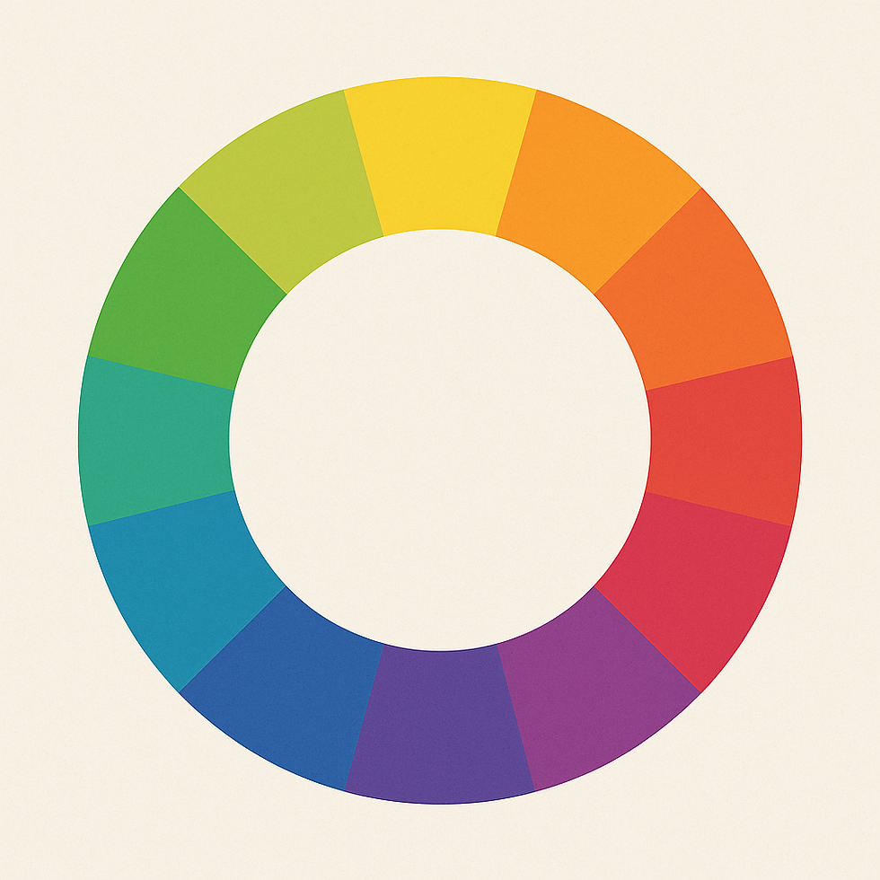 an illustration of a color wheel