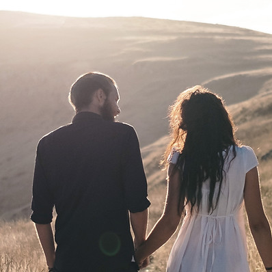 Promenade romantique à Sunset