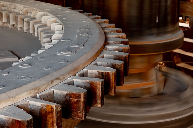Spinning Clock Gears