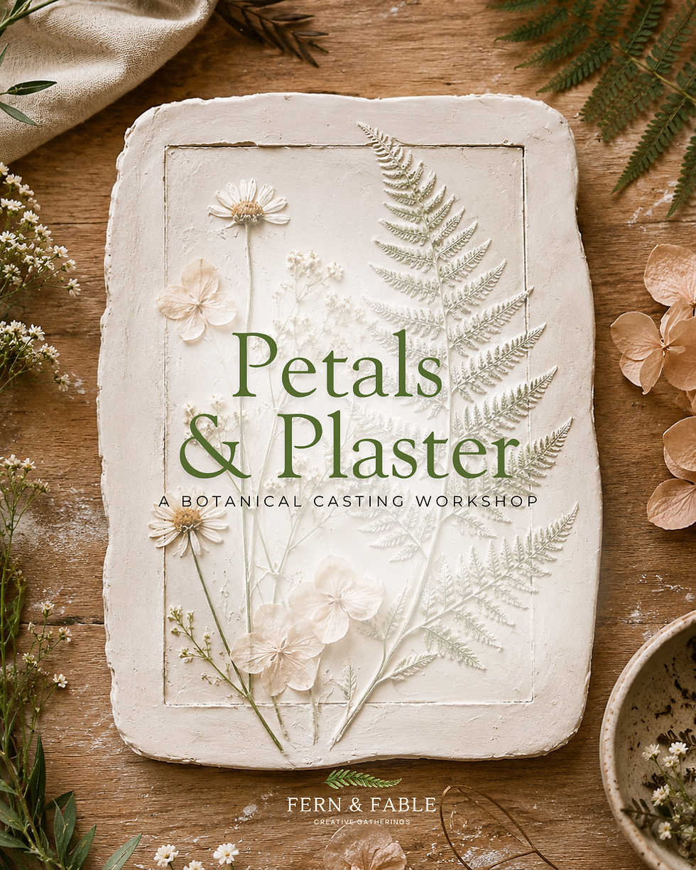 Petals & Plaster | A Botanical Casting Workshop