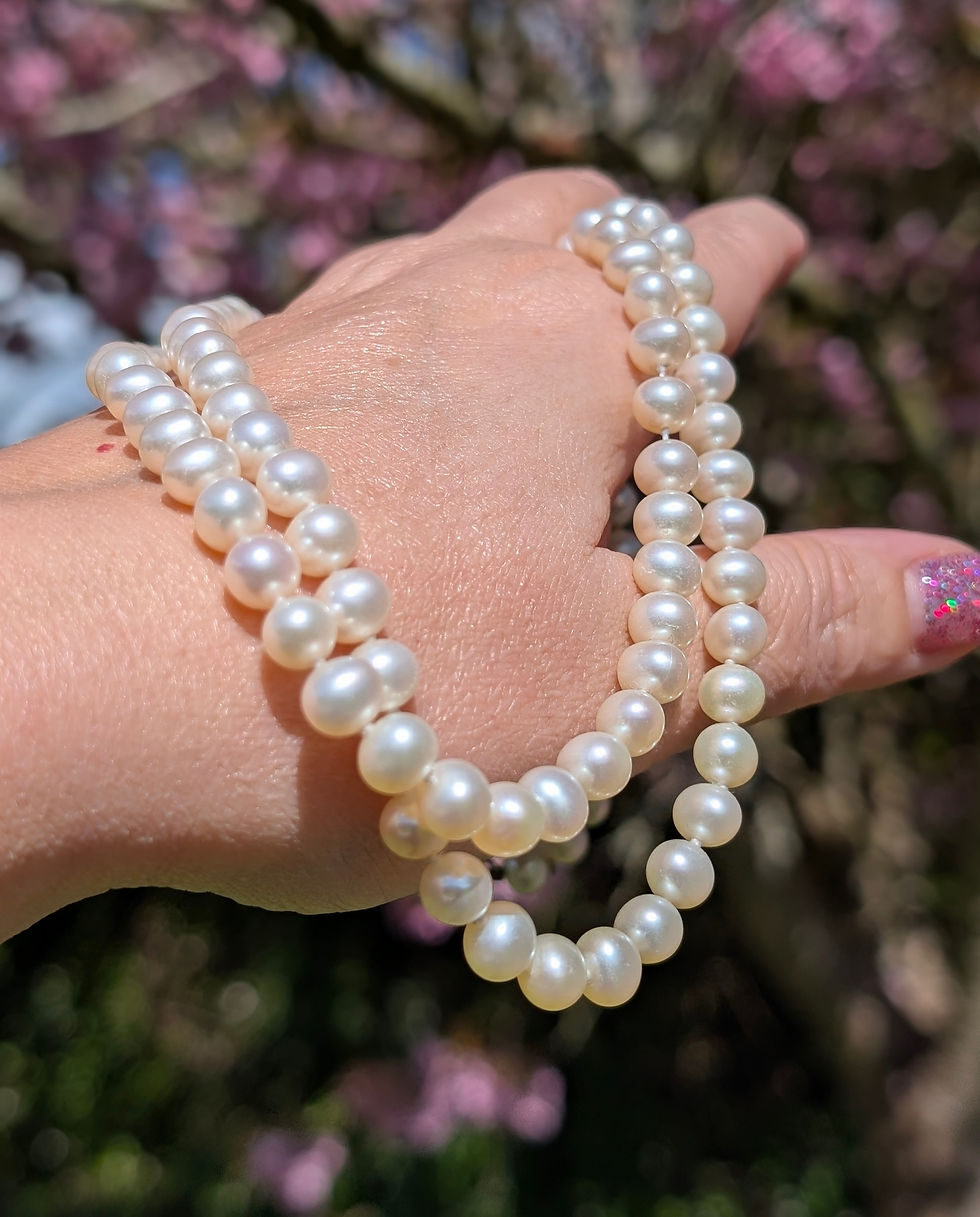 Vintage Two Strand Cultured pearl Necklace